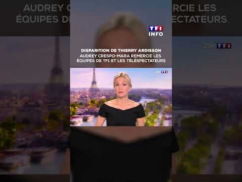 Disparition de Thierry Ardisson : Audrey Crespo-Mara remercie les équipes TF1 et les téléspectateurs