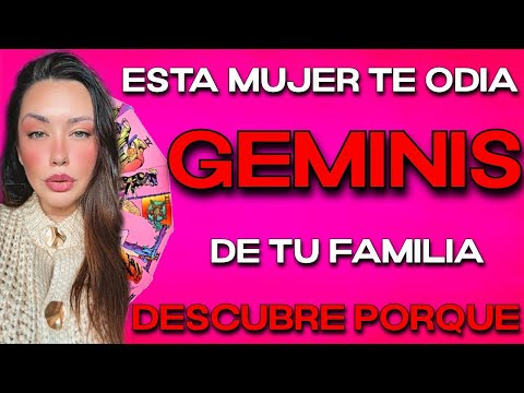 GEMINIS ♊️ ESTA MUJER DE TU FAMILIA TE ODIA‼️ DESCUBRE PORQUE 🔮 HOROSCOPO #GEMINIS HOY TAROT AMOR