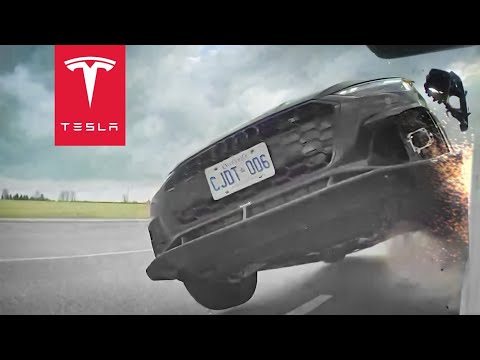 WILD TESLA CRASH SENDS AUDI FLYING | TESLACAM STORIES 295