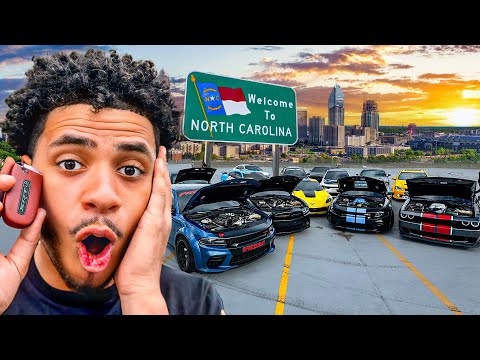 FAST CARS RACE AROUND NORTH CAROLINA...