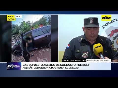 Tres detenidos por asesinato de conductor de plataformas