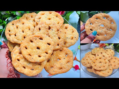 बिना बेले बिना काटे एक नये तरीके से बनाए क्रिस्पी और कारारे खस्ता | Crispy Tea time Snacks Recipe