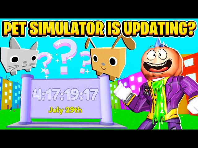 Roblox Pet Simulator Is Updating?!?!