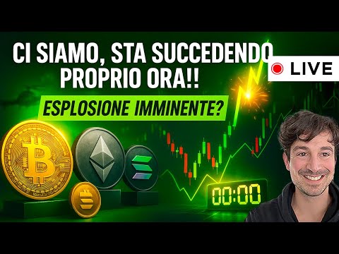 BITCOIN, CRYPTO: CI SIAMO, STA SUCCEDENDO PROPRIO ORA!! ESPLOSIONE IMMINENTE o TRAPPOLA?