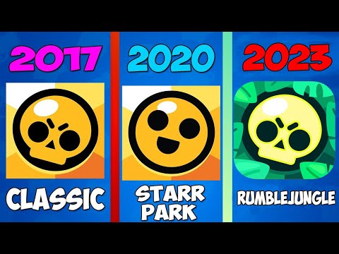 Brawl Stars   Logo Evolution OLD VS NEW