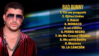 Bad Bunny-Annual hits collection for 2024-Superior Chart-Toppers Selection-Eye-catching