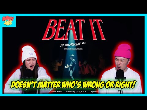 ATEEZ(에이티즈) BY. HONGJOONG #8(Fin) -Beat It(Original. Michael Jackson) | REACTION + LYRICS EXPLAINED!