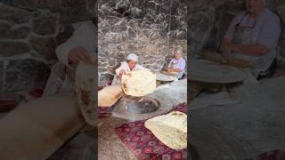 Baking Armenian Lavash flatbread! #armenia #lavash #flatbread #baking