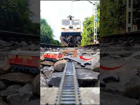 Miniature Train vs Real Train | Creative Diorama Railway Setup