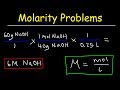 Solving Molarity Problems Effectively