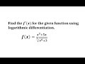 Differentiation and Logarithmic Properties