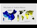 Scales of Analysis in Geography