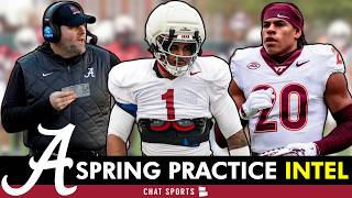 MORE Alabama Football INTEL After Spring Practice Scrimmage Ft. Caleb Woodson & Steve Mboumoua