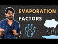Factors Affecting Evaporation Rates