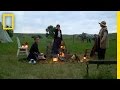 Pioneers' Survival Strategies During Storms