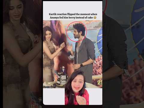 Bechara kartik yaar๐๐๐ #kartikaaryan #friends #ananyapandey #bollywood #cake