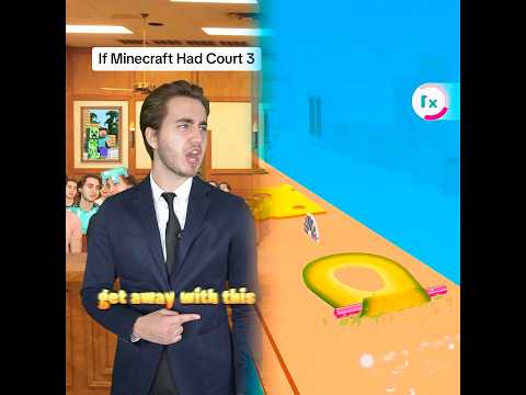 If Minecraft Had Court 3... Was he innocent or guilty? 🤔 #minecraft #gaming #funny #foryou