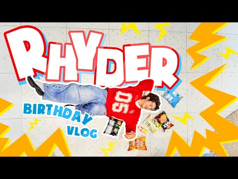 RHYDER's FIRST VLOG | MỪNG SINH NHẬT LẦN THỨ 24 CÙNG FLASH 🥳🎂⚡️❤️