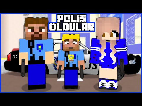 ARDA VE AİLESİ 24 SAAT BOYUNCA POLİS OLDU! 👮 - Minecraft ZENGİN FAKİR HAYATI