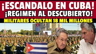 🔴ESCANDALO EN CUBA, GAESA OCULTA 18 MIL MILLONES MIENTRAS EL PUEBLO MUERE DE HAMBRE