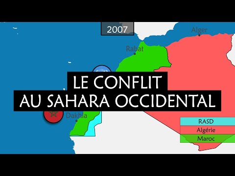 Le conflit au Sahara occidental - Résumé sur cartes