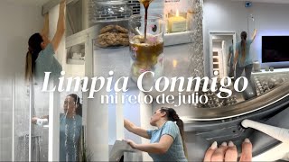 LIMPIA CONMIGO✨ MI RETO DE JULIO📝 COMO LAVAR LAS CORTINAS🫧 LIMPIEZA PROFUNDA LAVADORA
