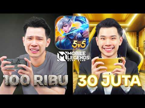 TOP 1 GLOBAL FANNY MAIN DI HP 100 RIBU VS 30 JUTA! (Mobile Legends)