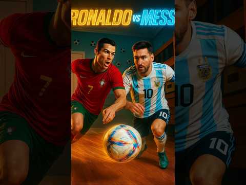He Played With Ronaldo and Messi Toys… What Happened Next Will Blow Your Mind! ⚽🏆#shorts