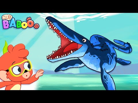 Learn the Names of Awesome Dinosaurs with Club Baboo | Funny Dino Videos for Kids | Half Hour Comp