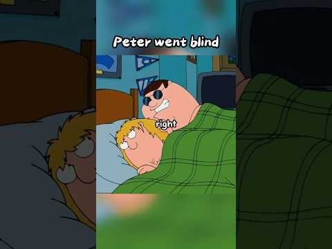 Peter went blind