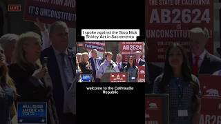 I Spoke Against the Stop Nick Shirley Act