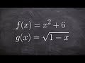 Combining Functions: Addition and Subtraction