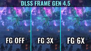 DLSS 4.5 Frame Generation 6x vs 3x vs 2x vs Off - Dynamic MFG Comparison - RTX 5060 Ti - 1440p