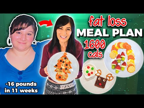 My NEW 1600 Calorie FAT LOSS Meal Plan Christmas Edition (-16lbs in 11 weeks)