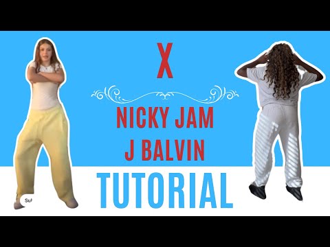 X by Nicky Jam and J Balvin* EASY DANCE TUTORIAL (beginner friendly)