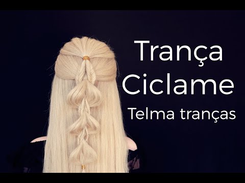 Trança Ciclame ou Trança Falsa