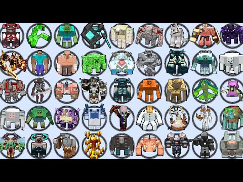 ALL MINECRAFT BOSS MOBS BATTLE ROYALE