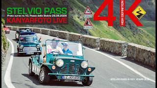 Kanyarfoto Live 4K PLAYBACK from Stelvio Pass - Curve no10. Prato side 26.06.26