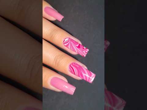 Water Marble Nailart #nailart #reels