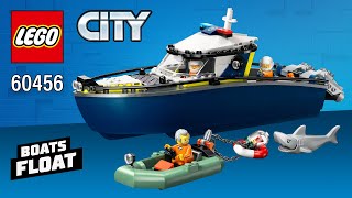 LEGO® City Police Boat Chase (60456)[264 pcs] Step-by-Step Building Instructions @TopBrickBuilder
