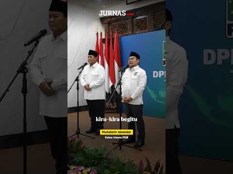 Setelah terpilih, Prabowo Subianto bertemu dengan Cak Imin di DPP PKB