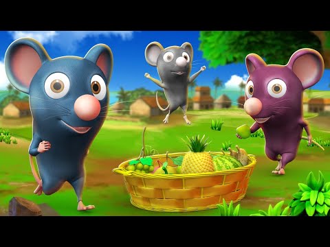 नन्हा चूहा - The Little Mouse Story | 3D Animated Hindi Moral Stories | Hindi Cartoons | Fairy Tales