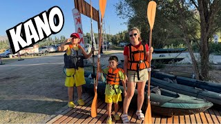 KANOYA BİNDİK | İLK KEZ KANOYA BİNİP KÜREK ÇEKTİK | KAYSERİDE KANO VLOG  #kano #kano #canoelife 