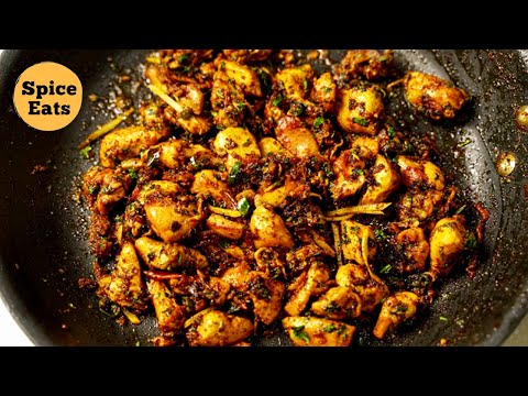 Chicken Chakna Recipe | Spicy Tawa Chicken | Chicken Tawa Fry Masala
