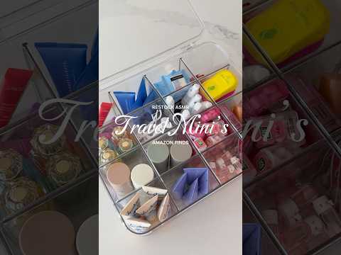 Travel Mini Restock #asmrrestock #travelessentials #amazonfinds2025