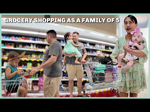 GROCERY SHOPPING KASAMA ANG BUONG PAMILYA! AWAY BATI ANG DALAWA! ❤️ | rhazevlogs