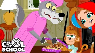 A Wolf That Likes Pizza? 🍕+❄️ Snow Queen's Kingdom | Cool School Cartoons