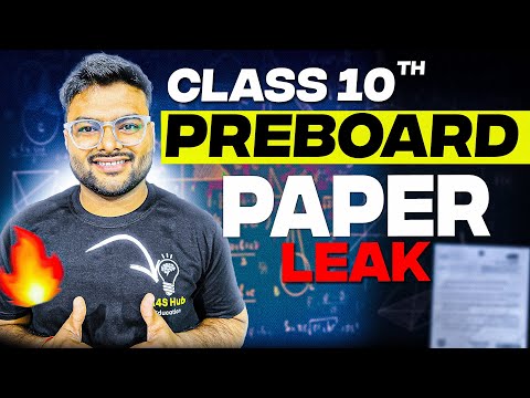 Class 10 Pre Board Paper Leak I Maths Pre Board Paper for Class 10 I #a4s #boardexam