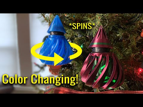 30 RPM ROTATING CHRISTMAS ORNAMENT!