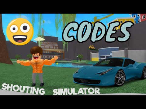 Codes For Shouting Simulator 07 2021 - whats the code for shouting simulator roblox